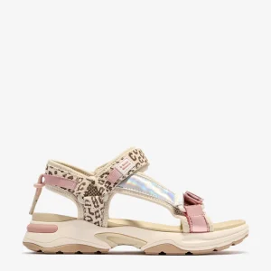 347 Sandal Print Rose
