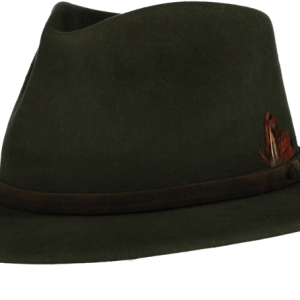 Fedora – Green Fur Felt